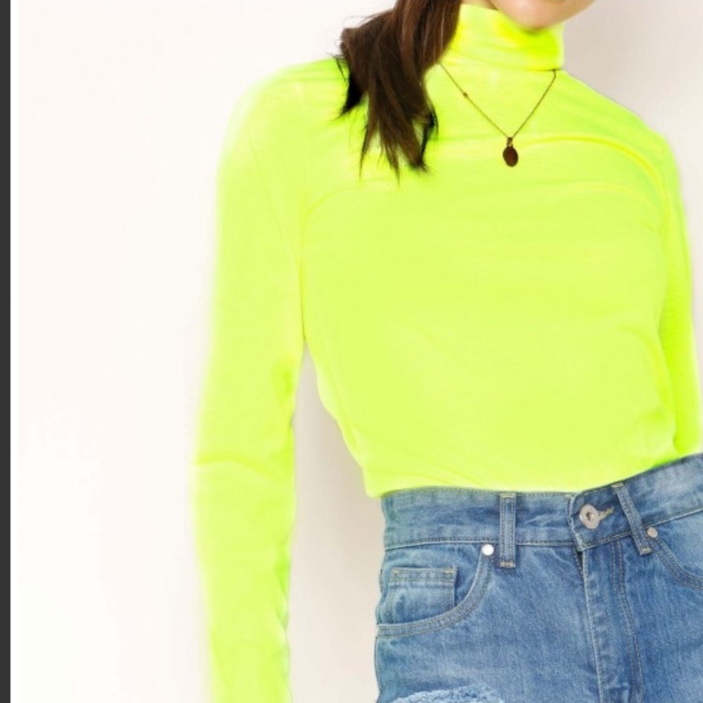 High neck long sleeve